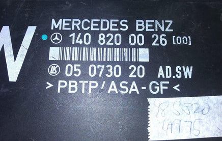 140 820 00 26 Comfort Control module 1998 Mercedes S320 - Swan Auto