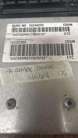 16252389 Cadillac Deville 1998 ecm ecu computer - Swan Auto