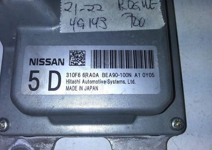 310F6 6RA0A tcm transmission computer 2021-2022 Nissan Rogue - Swan Auto