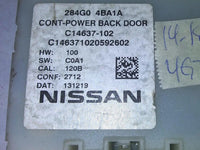 284G0 4BA1A power tailgate module Nissan Rogue