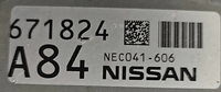 NEC041-606 Nissan or Infiniti ecm ecu computer