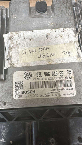 03L 906 019 EE ecm ecu computer 2012 Volkswagen VW Jetta