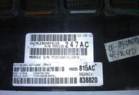 P05150247AC ecm ecu computer 2008-2009 Dodge Caravan