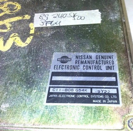 C11-B08 G54K ecm ecu computer 1989 Nissan 240SX - Swan Auto