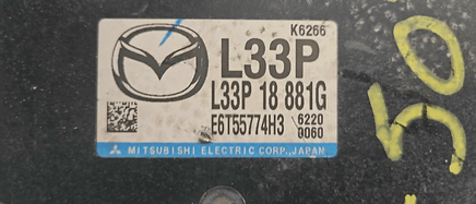 L33P 18 881GMazda CX7 CX-7 2007 ecm ecu computer - Swan Auto