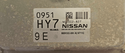 NEC002-827 Nissan Versa 2014-2016 ecm ecu computer - Swan Auto