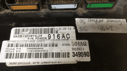 P04896584AG Chrysler Sebring or Dodge Stratus ecm ecu computer 2005 - Swan Auto