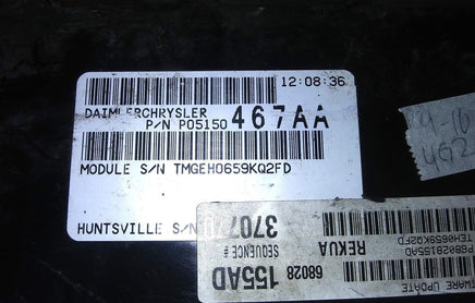 P05150467AA ecm ecu computer 2009-2010 Jeep Grand Cherokee - Swan Auto