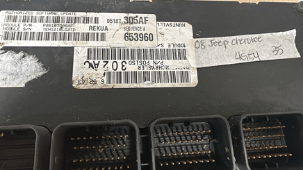 P05187305AF ecm ecu computer 2008 Jeep Grand Cherokee - Swan Auto