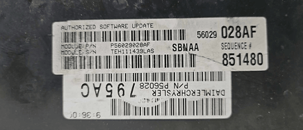 P56029028AF ecu ecm computer 2004 odge Durango - Swan Auto