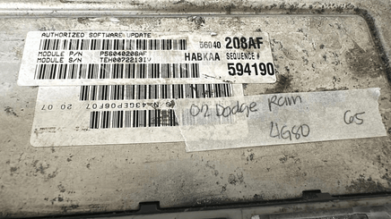 P56040208AF Dodge Ram pickup 2002 ecu ecm computer - Swan Auto