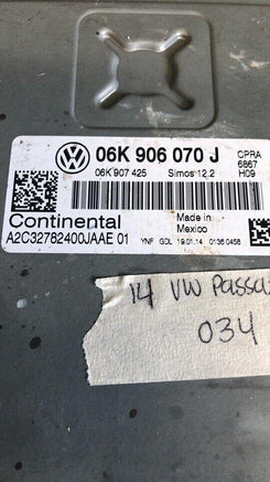 06K 906 070 J VW Passat 2014 ecm ecu computer - Swan Auto