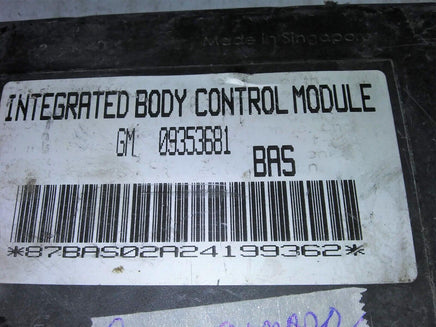 09353681 Camaro or Pontiac Firebird 1997-2002 bcm body control module - Swan Auto