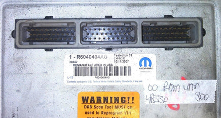 1-R6040404AG Dodge Ram van 2000 ecm ecu computer - Swan Auto