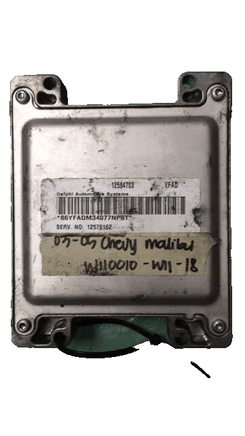 12584703 Chevrolet Malibu 2003-2005 ecm ecu computer **Tested** - Swan Auto