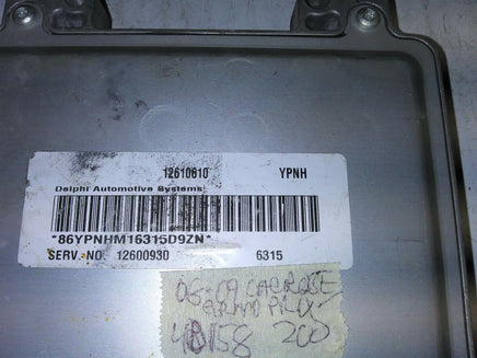 12610610 Buick LaCrosse or Grand Prix 2008-2009 ecm ecu computer - Swan Auto