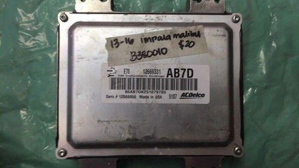 12669331 Chevrolet Impala or Malibu 2013-2016 ecm ecu computer **Tested** - Swan Auto