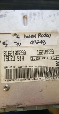 16210629 Isuzu Rodeo 1994-1995 ecm ecu computer - Swan Auto