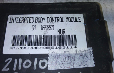 16239971 bcm body control module 1996-2002 Chevy Camaro or Pontiac Trans Am - Swan Auto