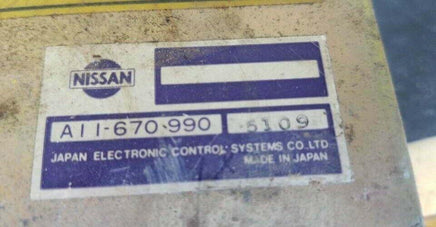 1985-1986 Nissan 200SX ecu ecm computer A11-670 990 - Swan Auto