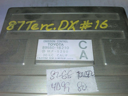 1987-1988 Toyota Tercel emission control module 89550-16210.