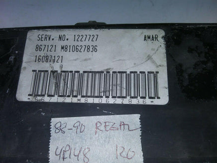 1988-1990 Buick Regal ecm ecu computer 16087121.