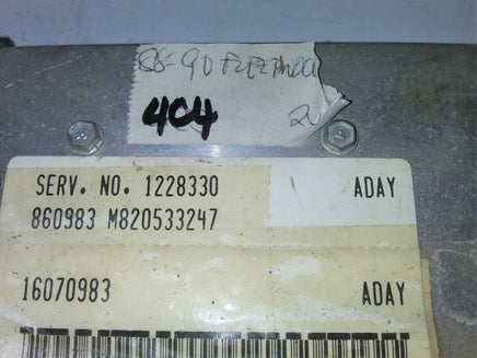 1988-1990 Cadillac Fleetwood pcm ecu ecm computer 1228330.