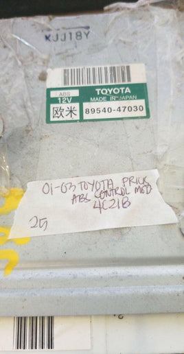 2001-2003 Toyota Prius ABS control module 89540-47030 - Swan Auto