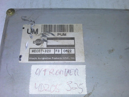 2001 Nissan Frontier ecu ecm computer MEC07-320 - Swan Auto