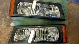 2003-2006 Chevy pickup black park light lamp set CBL-JH-CSIL03-AM-BK **NEW** - Swan Auto