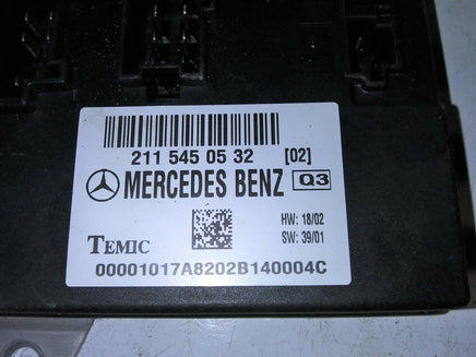 2003-2011 Mercedes-Benz E350 E55 bcm body control module 211 545 05 32 - Swan Auto