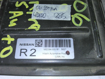 2006 Nissan Sentra ecm ecu computer MEC64-500 - Swan Auto