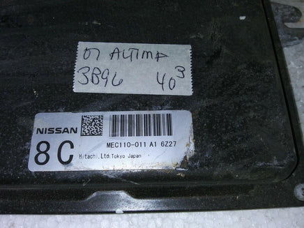 2007 Nissan Altima ecm ecu computer MEC110-011 - Swan Auto