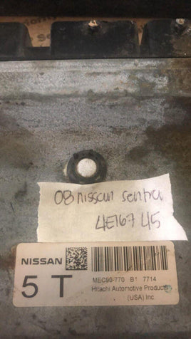 2008 Nissan Sentra ecm ecu computer MEC90-770 - Swan Auto