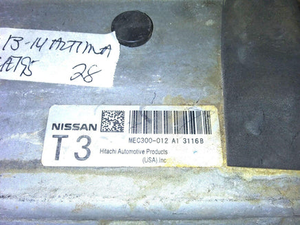 2013-2014 Nissan Altima ecm ecu computer MEC300-012 - Swan Auto