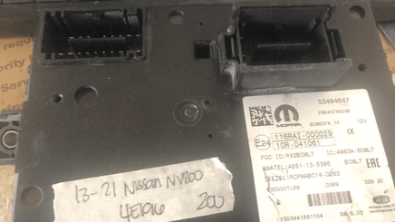 2013-2021 Nissan NV200 body control module computer P68457680AB - Swan Auto