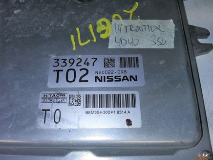 2014 Nissan Frontier ecu ecm computer NEC022-098 - Swan Auto