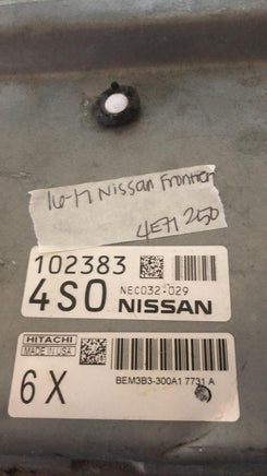 2016-2017 Nissan Frontier ecm ecu computer NEC032-029 - Swan Auto