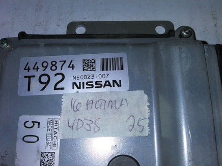 2016 Nissan Altima ecu ecm computer NEC023-007 - Swan Auto