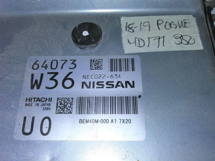 2018-2019 Nissan Rogue ecu ecm computer NEC022-634 - Swan Auto