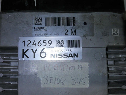 2019 Nissan Altima ecm ecu computer NEC039-658 - Swan Auto