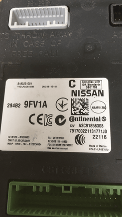 284B2 9FV1A Nissan Titan ecm ecu computer 2018-2021 - Swan Auto