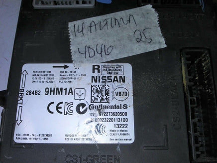 284B2 9HM1A Nissan Altima 2014 bcm body control module - Swan Auto