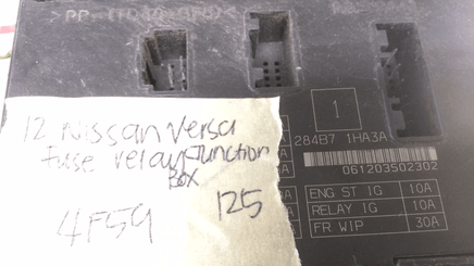 284B7 1HA3A Nissan Versa 2012 Fuse relay control module 2012 - Swan Auto