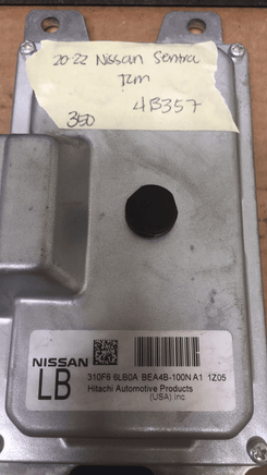 310F6 6LB0A Nissan Sentra 2020-2022 transmission control computer - Swan Auto