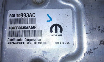 P05150993AC ecm ecu computer 2015 Chrysler 200 - Swan Auto