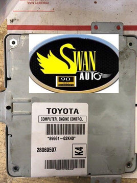 89661-02K40 Toyota Matrix 2005 ecm ecu computer - Swan Auto