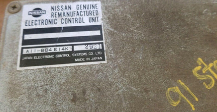 1990-1991 Nissan Stanza ecm ecu computer A11-B84 E14K.