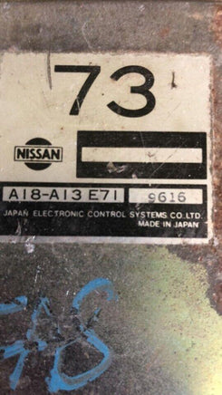 A18-A13 E71 Nissan Maxima 1989 ecm ecu computer - Swan Auto