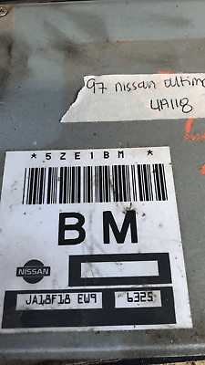 JA18F18 EW9 ecm ecu computer 1997 Nissan Altima - Swan Auto